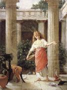 In the Peristyle John William Waterhouse